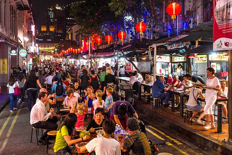 Singapore's famous street food scene