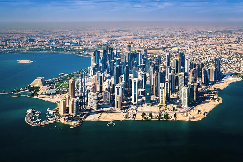 The downtown West Bay area of Doha from above © Anekoho - Adobe Stock Image