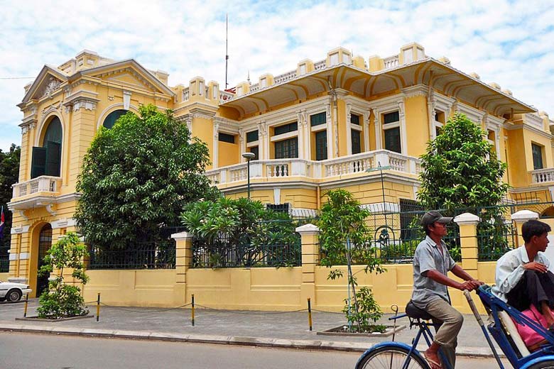 Colonial villa in Phnom Penh, Cambodia