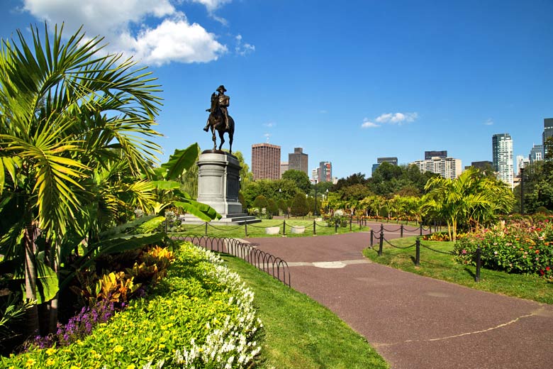 Statue of George Washington in Boston Public Garden