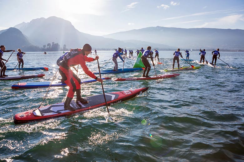 Lake Annecy's annual GlaGla race Lake Annecy's annual GlaGla race