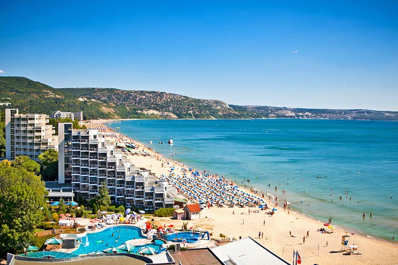 Golden Sands resort is very close to Varna, Bulgaria Golden Sands resort is very close to Varna, Bulgaria