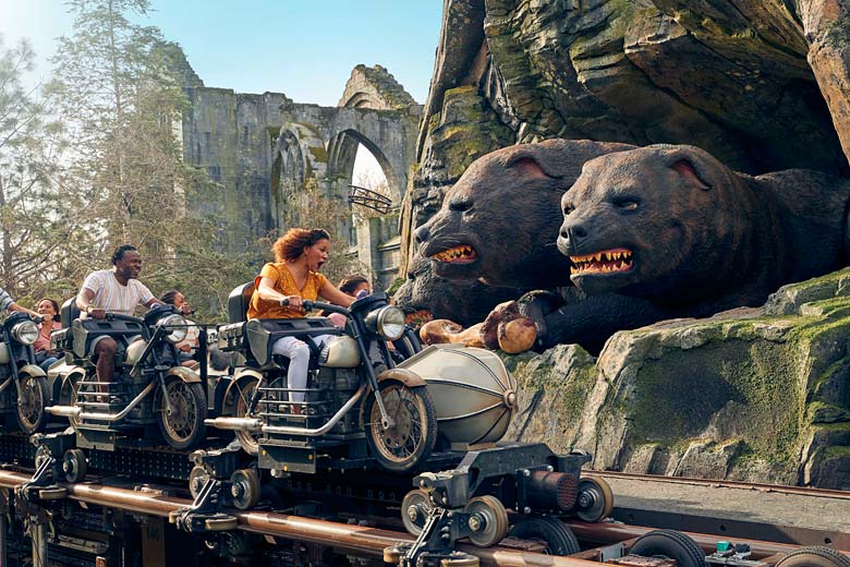 Universal's popular Hagrid's Magical Creatures Motorbike Adventure