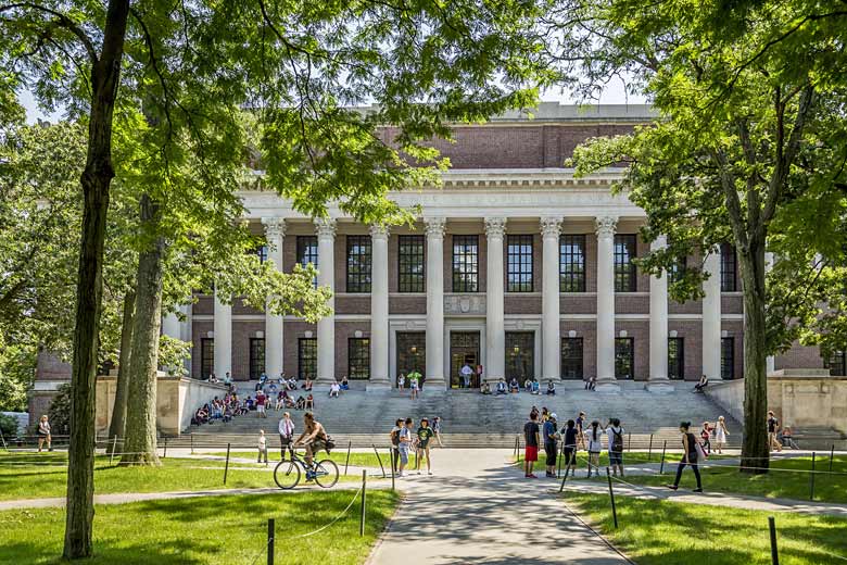 Harvard Yard at the heart of Harvard University