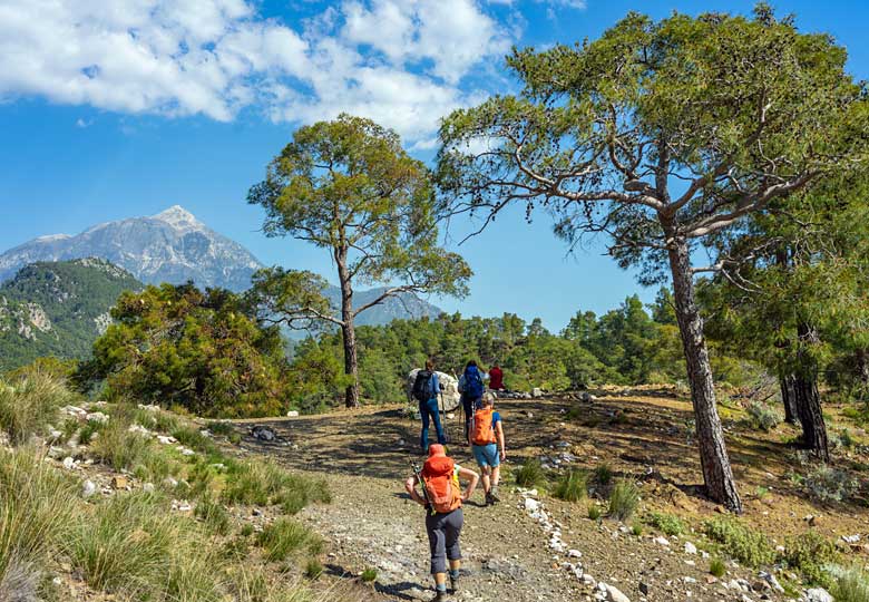 Walking a section of the Lycian Way, Antalya Walking a section of the Lycian Way, Antalya
