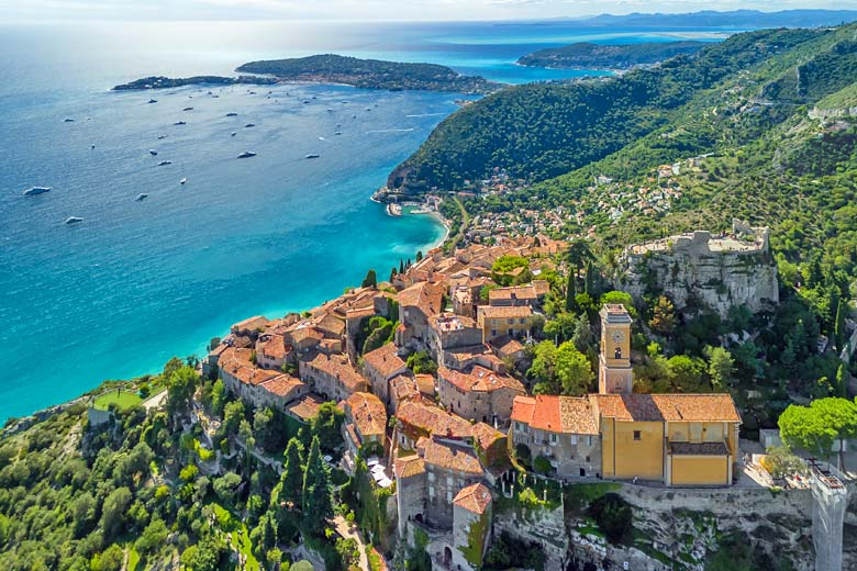 View from the hilltop village of Eze