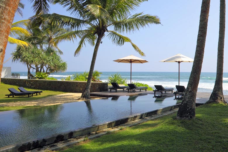 Hotel on the beach Sri Lanka