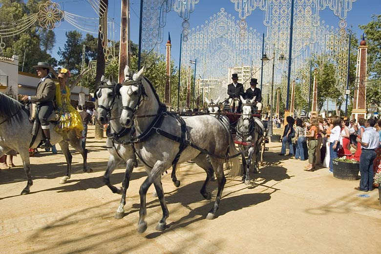 The Jerez Horse Fair held every year in the first week of May © Manologuerrero - Dreamstime.com