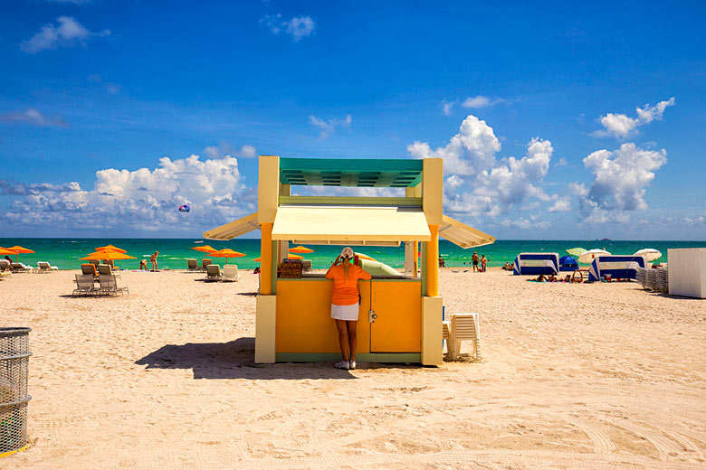 June on Miami Beach, Florida, USA