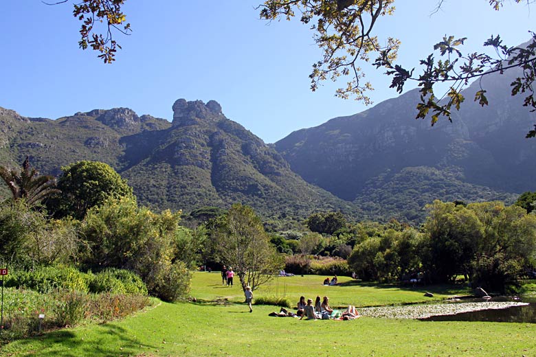 Picnic in the botanical garden at Kirstenbosch