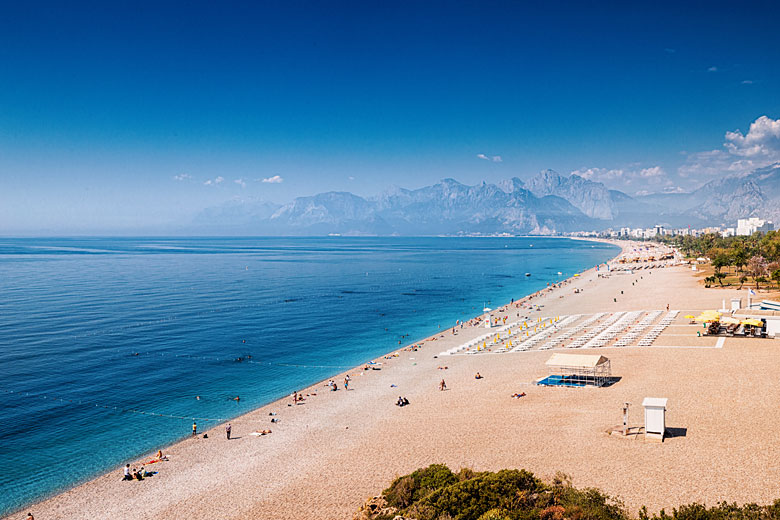 Antalya, where the sweeping beaches take top spot