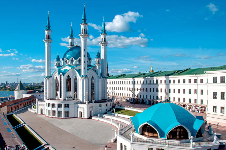 The Kul Sharif Mosque in Kazan, Russia