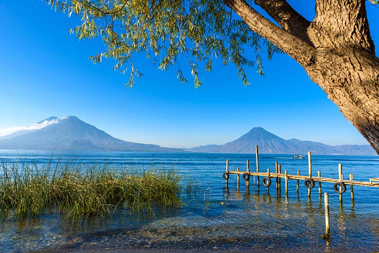 Tranquil views over Lake Atitlán, Guatemala © Simon Dannhauer - Adobe Stock Image