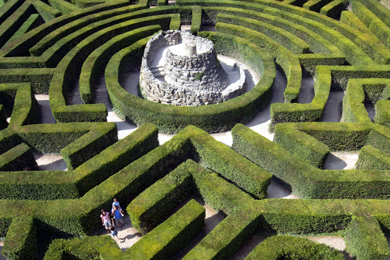 Escape the maze at Leeds Castle, Kent