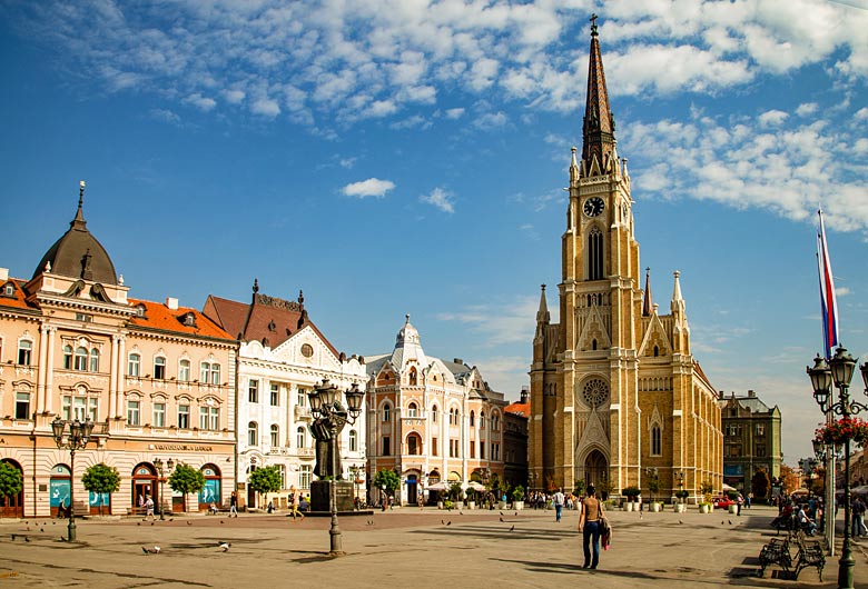 Liberty Square in the centre of Novi Sad © Florian Oberkofler - Adobe Stock Image