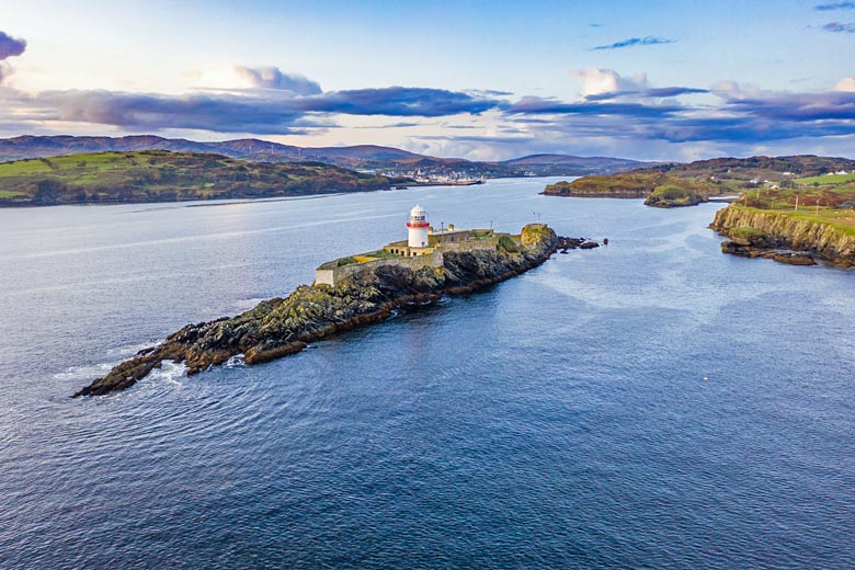 Lighthouse at the entrance to Killybegs' harbour