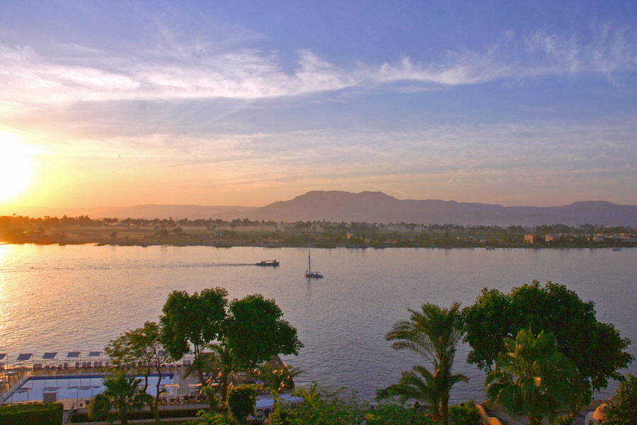 Luxor sunset, Egypt