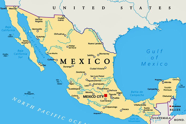 Map of Mexico