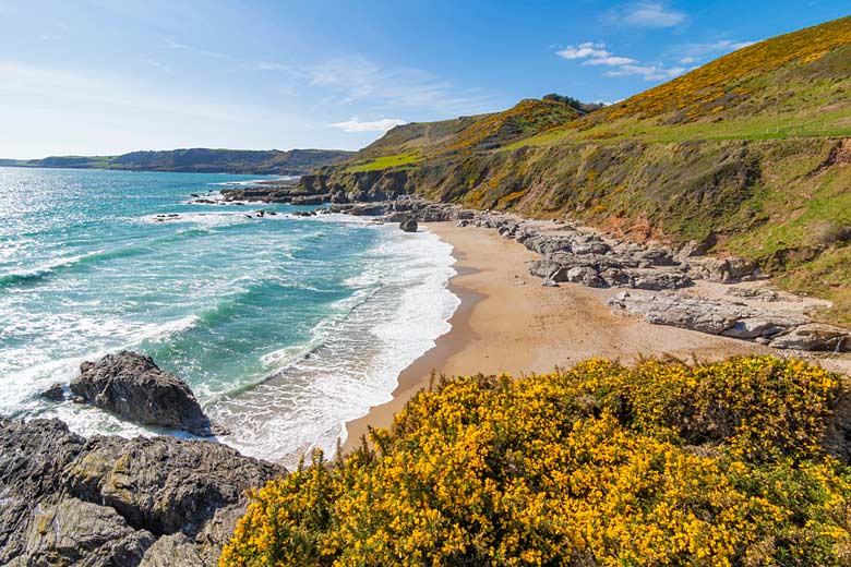 Secluded Mattiscombe Sands, Devon Secluded Mattiscombe Sands, Devon