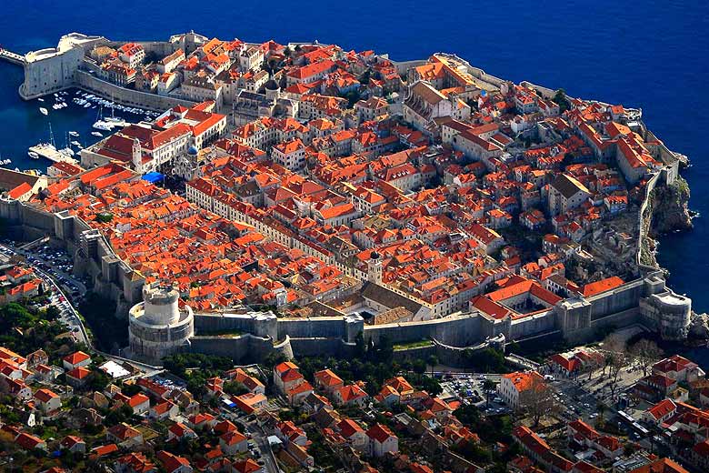 The medieval walled city of Dubrovnik - © photo courtesy of Croatian Tourist Board