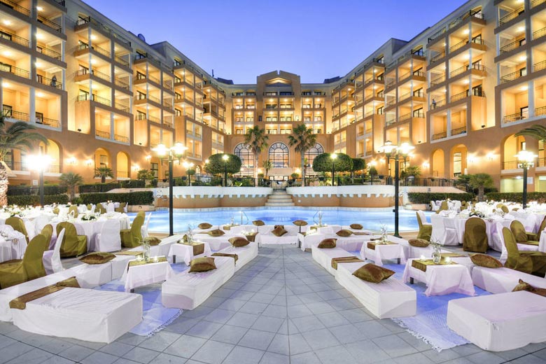 Holiday offers to 5* Corinthia Hotel St Georges Bay, Malta © Mercury Holidays