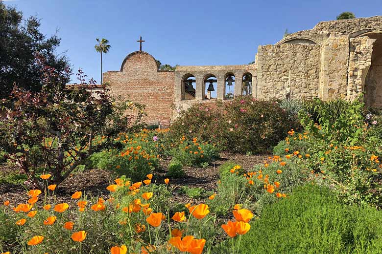 Ruins of the Mission San Juan Capistrano - photo courtesy of Orange County Visitors Association