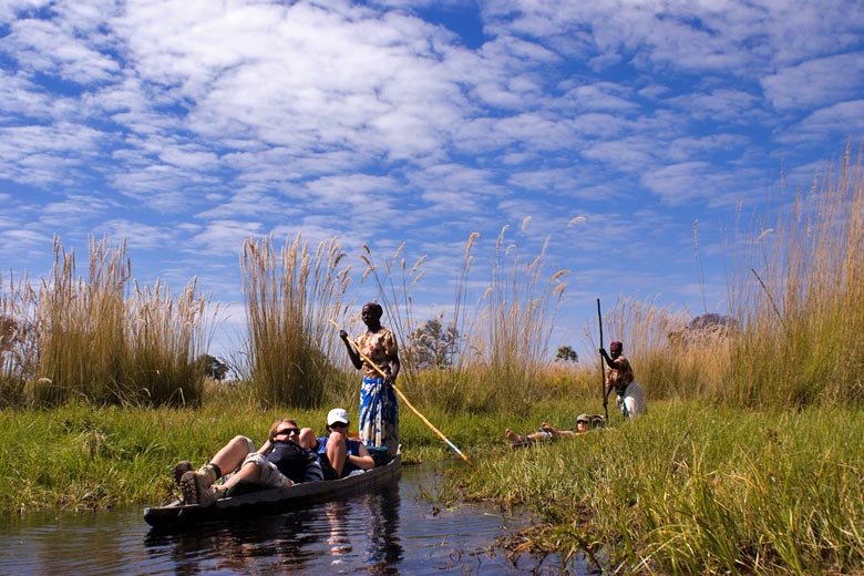 Game viewing in the shallow waters of the Okavango Delta © Tim Copeland - Flickr Creative Commons
