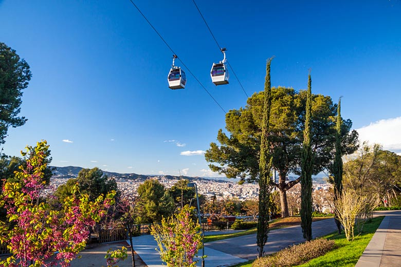 Get high in the Montjuic Cable Car, Barcelona