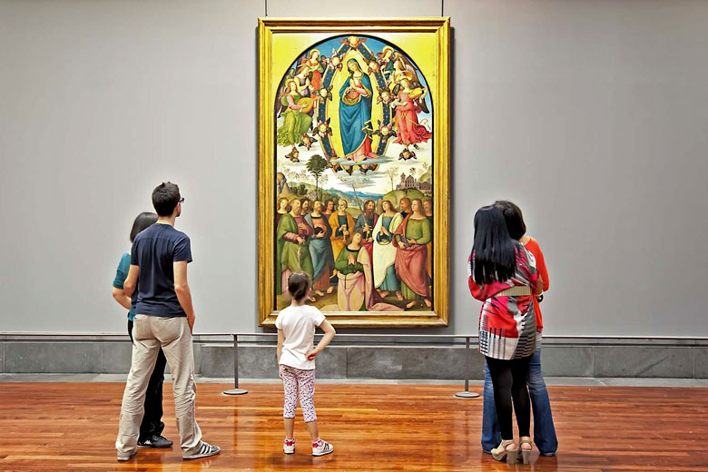 Pinturicchio's 'Assumption of Our Lady' - photo courtesy of Capodimonte Museum