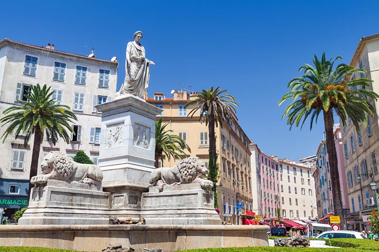 Inescapable icons of Napoleon in Ajaccio