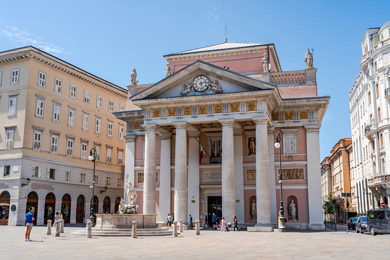 Neoclassical Stock Exchange, Trieste, Italy