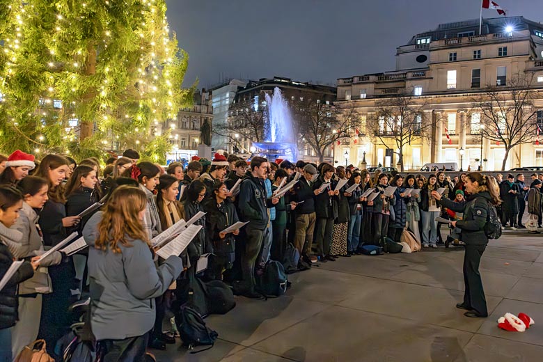 Join in the Trafalgar Square carol service