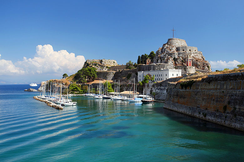 The Old Fortress in Corfu Town © Dan Breckwoldt - Dreamstime.com