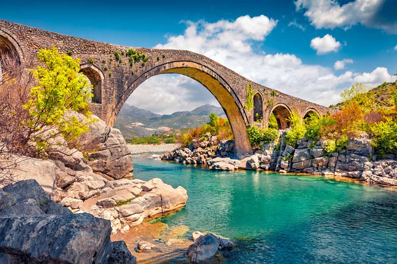 Mesi Bridge, one of Albania's longest Ottoman-era crossings