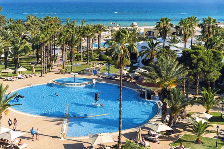 One of the outdoor pools at the Steigenberger Marhaba Hotel, Hammamet