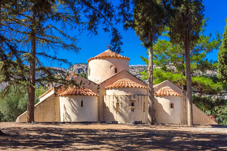 Panagia Kera Byzantine church near Krista