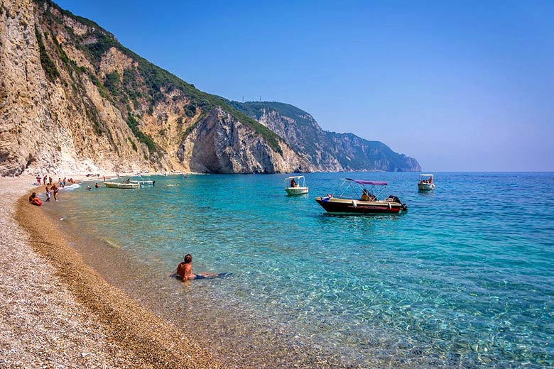 Paradise Beach, Paleokastritsa, Corfu, Greece