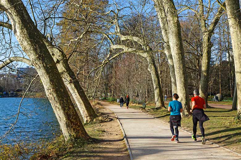 France's largest urban park, Parc de la Tête d'Or, Lyon