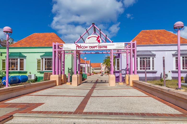 Find colourful souvenirs at Pelican Craft Centre