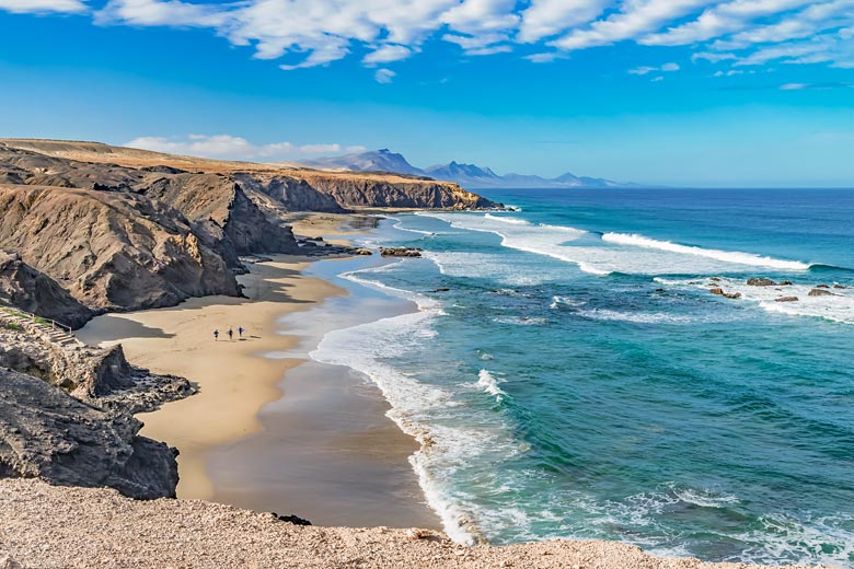 The wild west coast of Fuerteventura