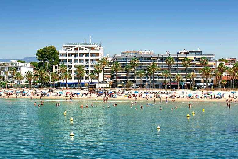 The calm waters of Playa Ponent, Salou