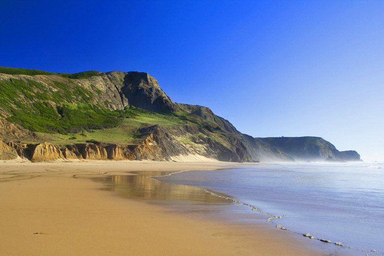 Cordoama Beach on the wild west coast of Algarve, Portugal