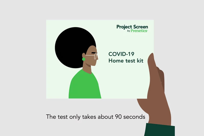 Book Covid-19 tests for travel from £17 © Project Screen by Prenetics