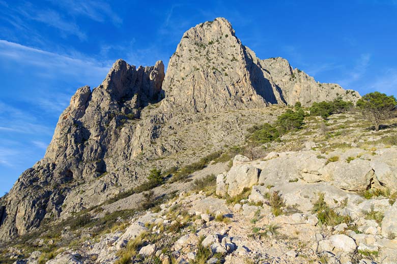Nearing the summit of Campana