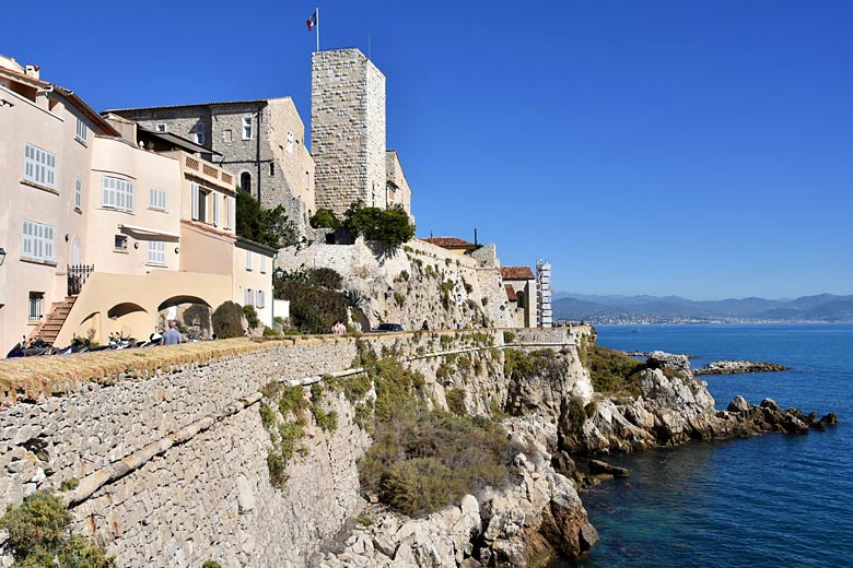 Ramparts of the old town of Antibes, Côte d'Azur