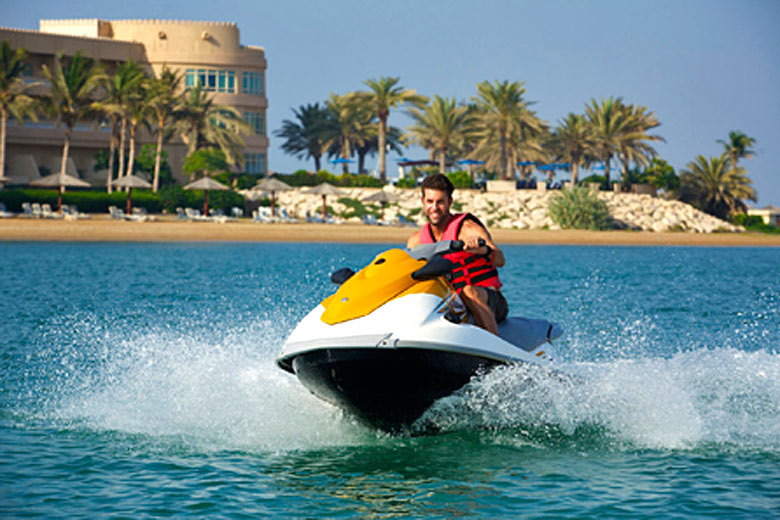 The calm seas of Ras Al Khaimah are ideal for watersports © 2016 Hilton Hotels & Resorts