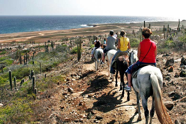 Out riding in Aruba