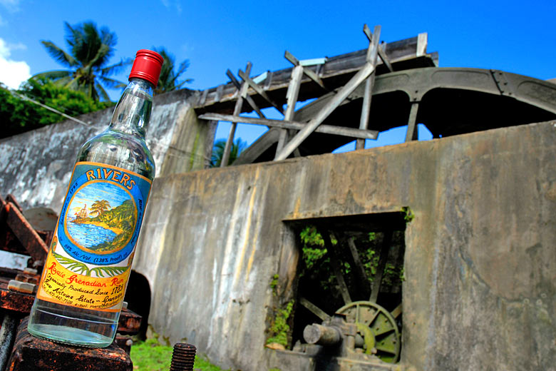 Grenada's very own Rivers Rum, distilled in batches on the island © Jack Sullivan - Alamy Stock Photo