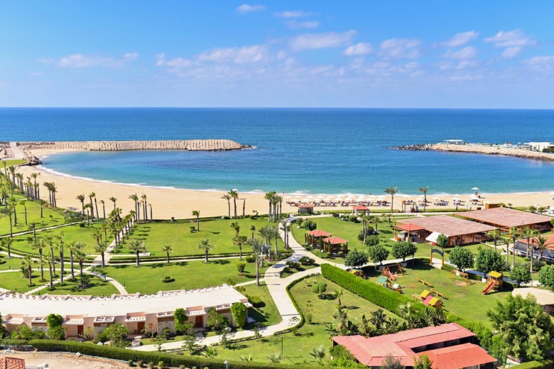 One of the many beaches in the city