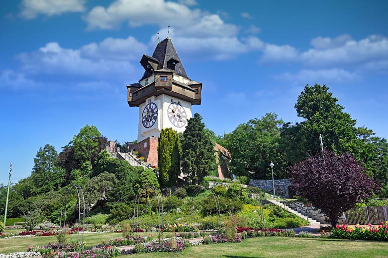 Schlossberg clock tower, Graz
